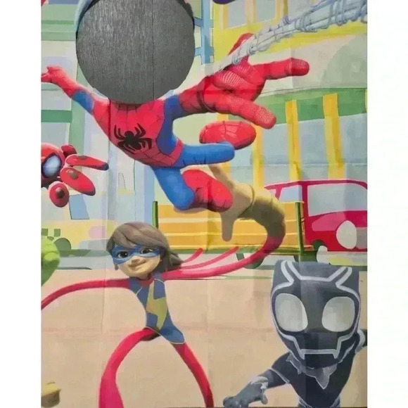 Multicolor Spiderman Party‎ Photo Booth Backdrop - Picture 3 of 6